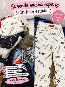 Garage sale ROPA!!! CARTERAS