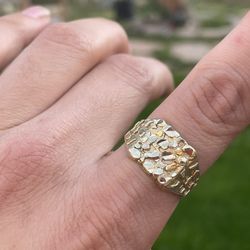 10k Nugget Rings 