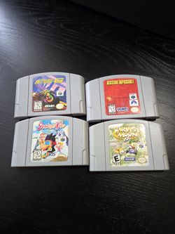 AUTHENTIC ORIGINAL NINTENDO 64 LOT **read Description**