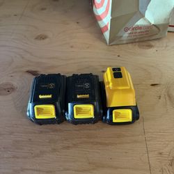 DeWalt 20v batteries