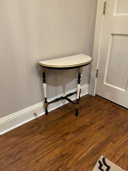 Antique Half Moon Table