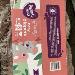 Baby Diapers - 160 Diapers  (Size 2)