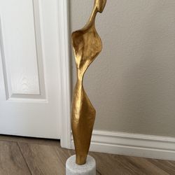 Global Views Gold Iron Silhouette Sculpture