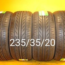 4 New Tires For Sale 235/35/20 We Service Motorcycle Tires