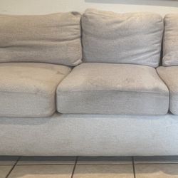 Grey sofa couch 