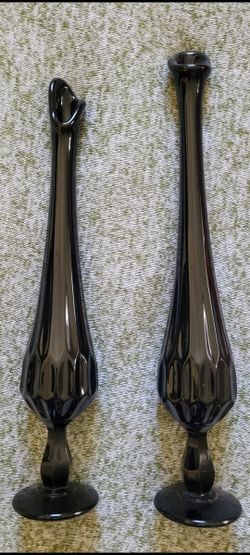 Black Amethyst Glass Vases & More!