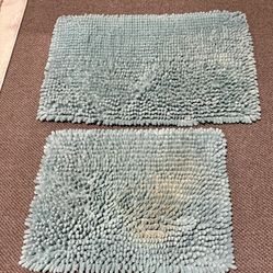 Turquoise Bathroom Rug set