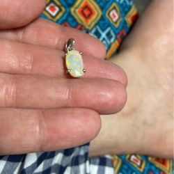 Sterling Silver Crystal Opal