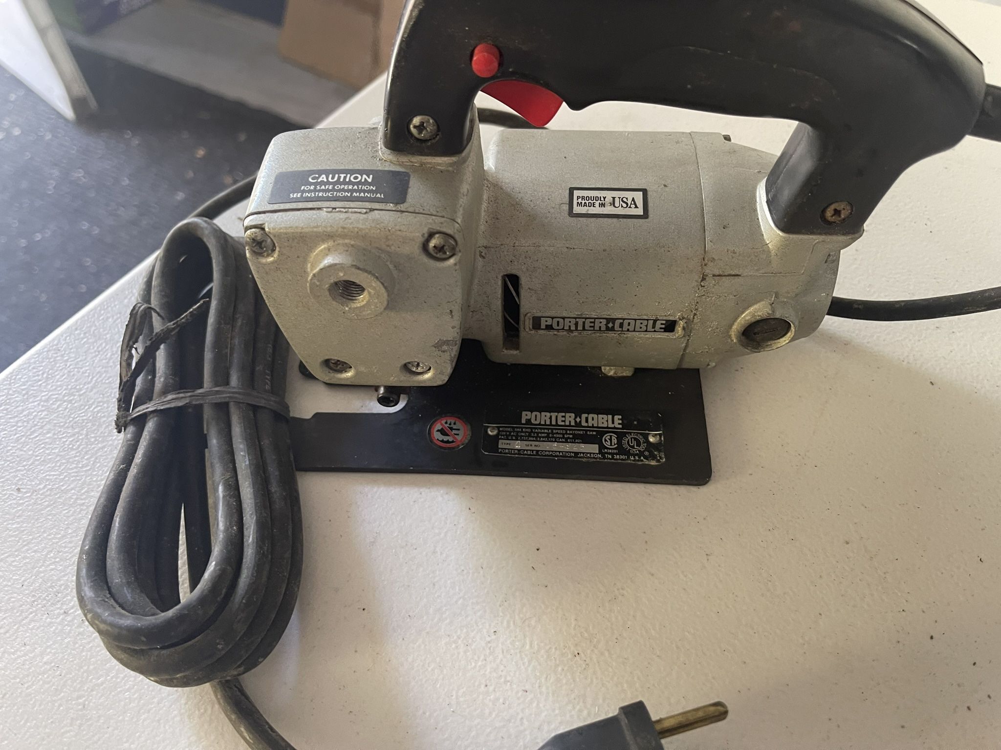 Porter Cable USA 548 EHD Variable Speed Bayonet