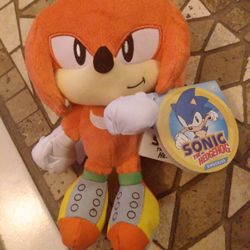 Brand New Sonic Knuckles Plush