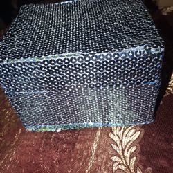 Sequined  Box  5X5X3 