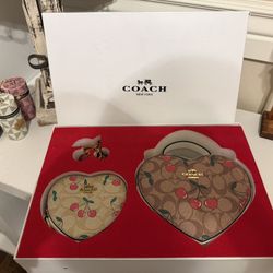 Coach “Heart” Purse Set