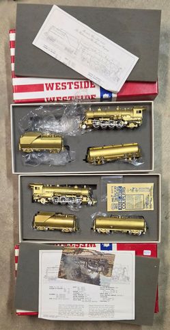 Westside Baltimore Ohio Q-4b 2-8-2 Mikado with Aux Tender Brass