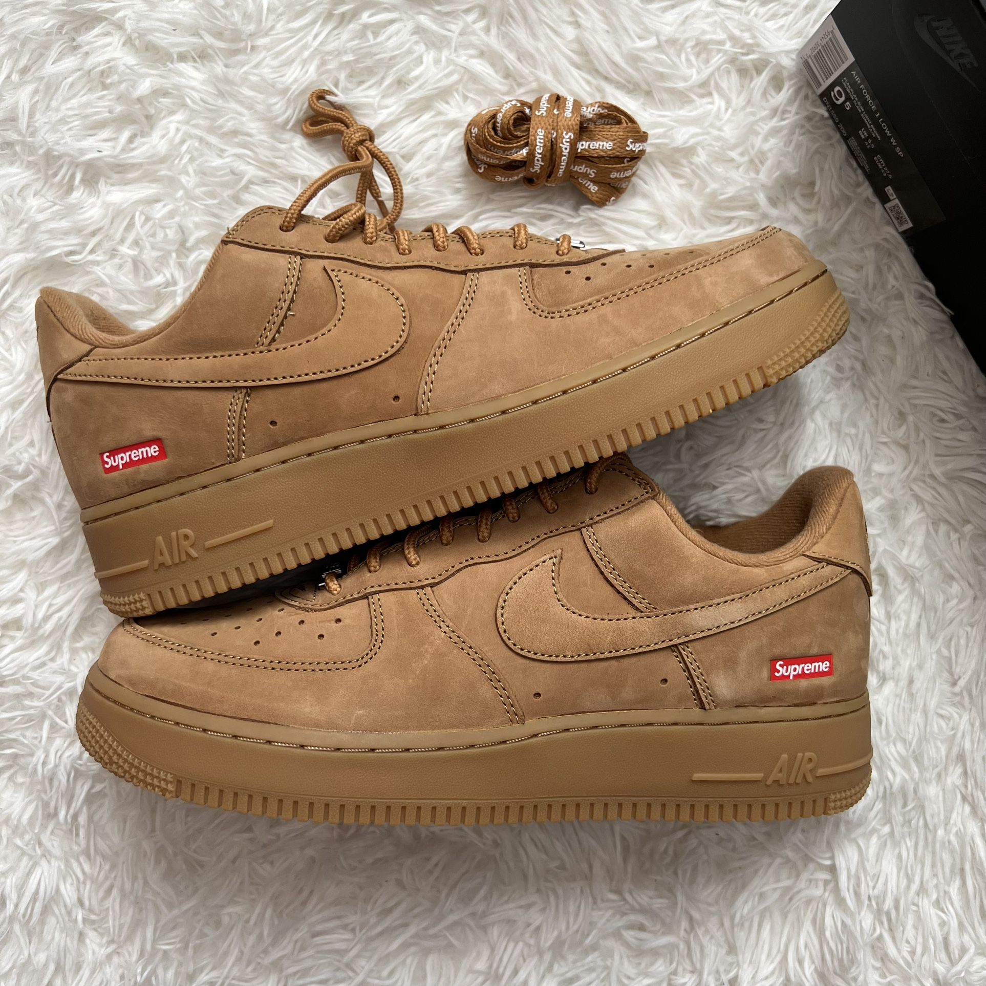 Nike Air Force 1 Low Supreme Wheat 9.5M , 10M for Sale in Murrieta, CA -  OfferUp