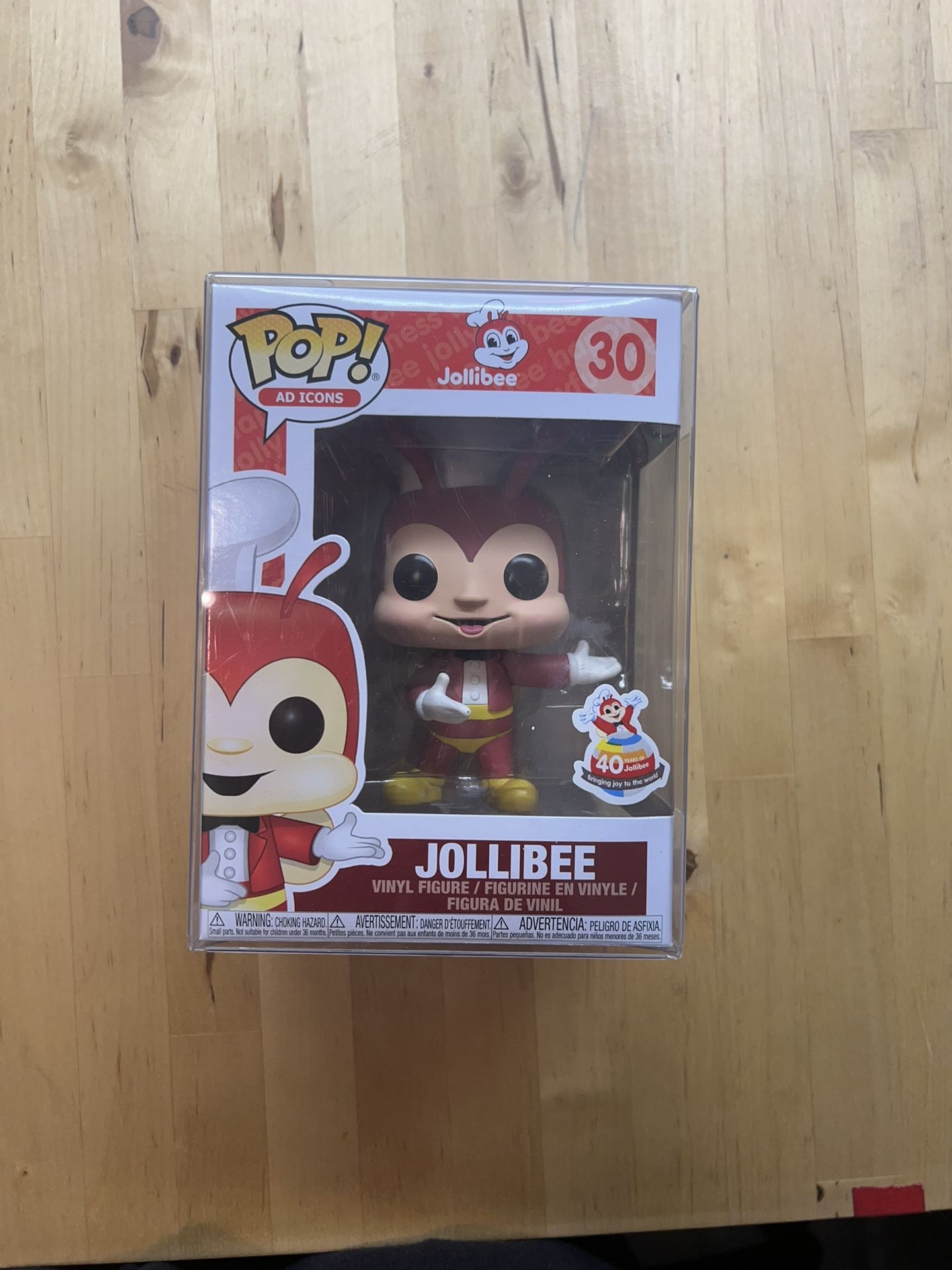 Funko Pop Jollibee # 30 Ad Icons w/Protector , Vaulted damaged box see last pic,All Products : American Fashion Style Bags On Sale