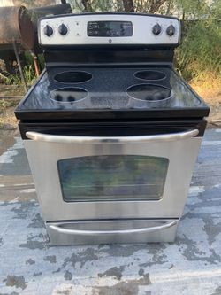 glass top stove general electric