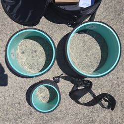 Chirp Wheel 3 Pack Back Roller- Yoga Wheel for Back Pain Relief