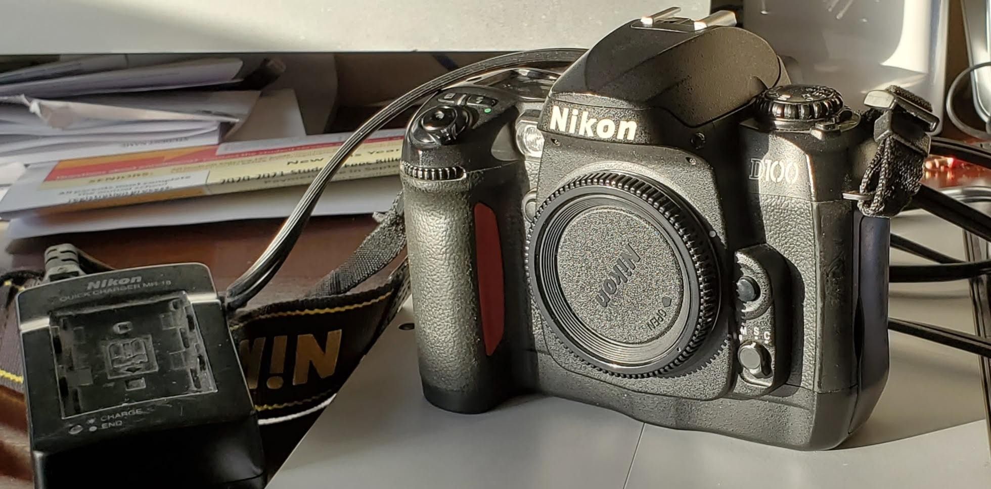 Nikon D100 Camera with 24-120mm Lens and Clear UV Filter