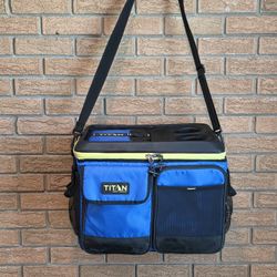 Titan 50-Can Collapsible Cooler Blue 