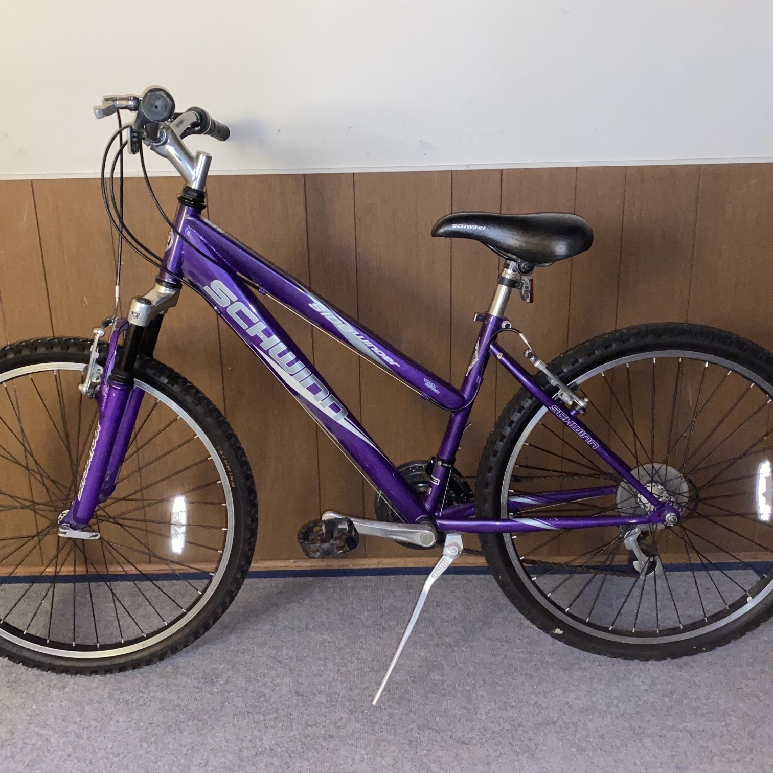 Women s Purple Schwinn Side Winder Mountain Bicycle Bike for Sale