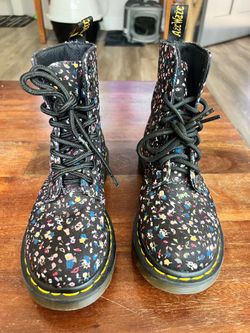 Floral Dr. Martens boots