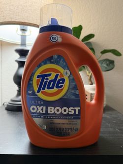 Tide Ultra Oxi Boost HE Deep Cleaning Concentrated Liquid Laundry Detergent: Odor Control, Cold Water, 73 fl oz