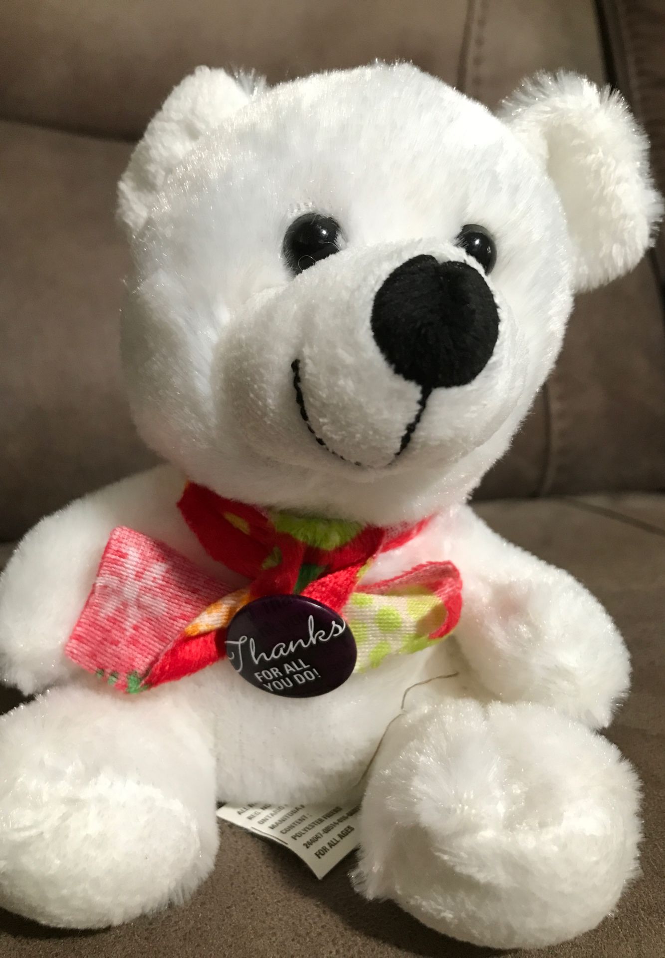 6” Xmas Bear stuffed animal $1