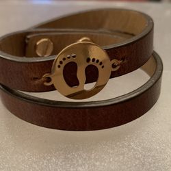 Leather Baby/toddler /kids Bracelet