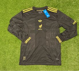 Black and Gold Mexico Long Sleeve