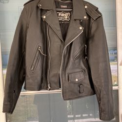 Leather Motorcycle Jacket 