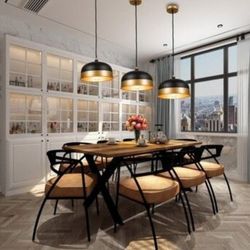 ExBrite  Classical simplicity 3-Light Modern/Contemporary Dome Pendant Light