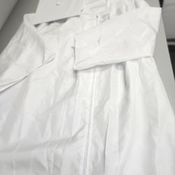 Adult White Graduation Cap And  Gown 