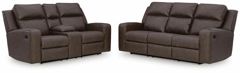 Couch and love seat (reclining) & coffee tables
