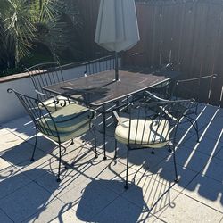 Outdoor Metal Patio Set