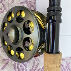 Stone Creek 14 foot Spey rod real case line