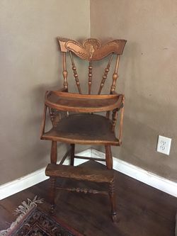 Antique high chair
