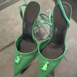 Mateo X Inc Green Heels 