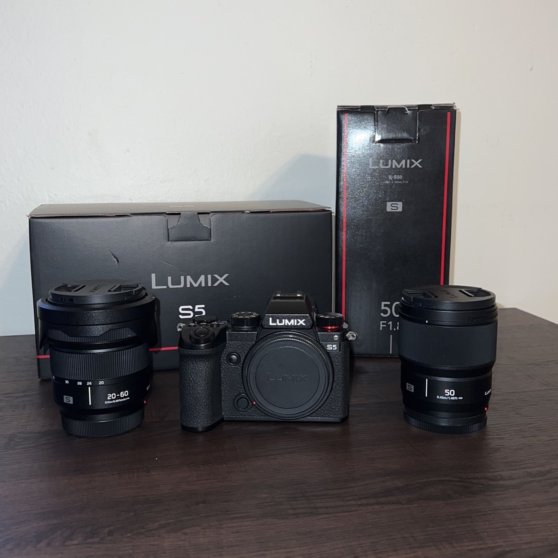LUMIX S5, 50mm f1.8, 20-60 f3.5-5.6