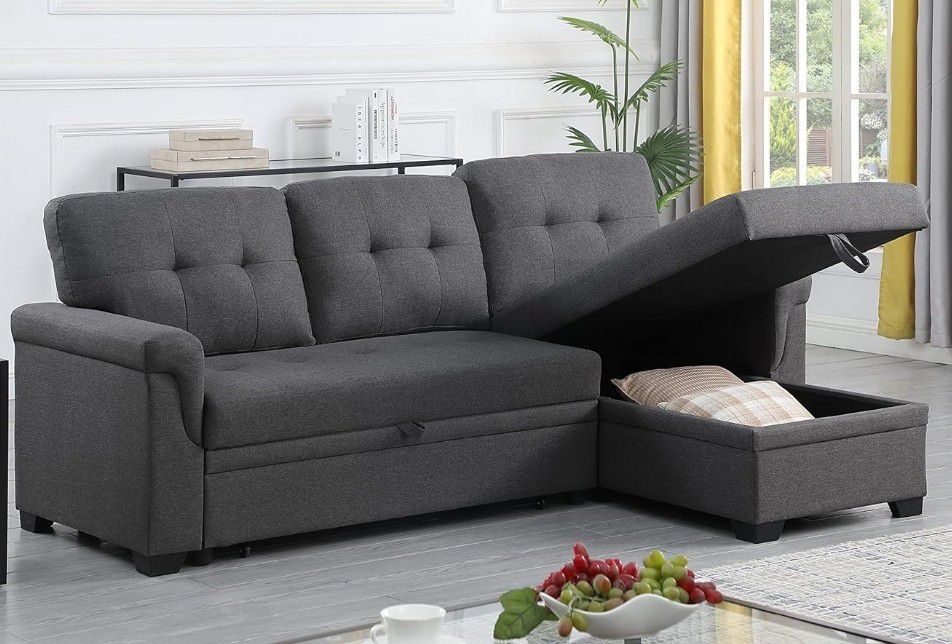 Lucca Reversible Sleeper Sofa 