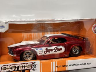 1970 Ford Mustang Boos 429 1:24 Scale Car DieCast Metal
