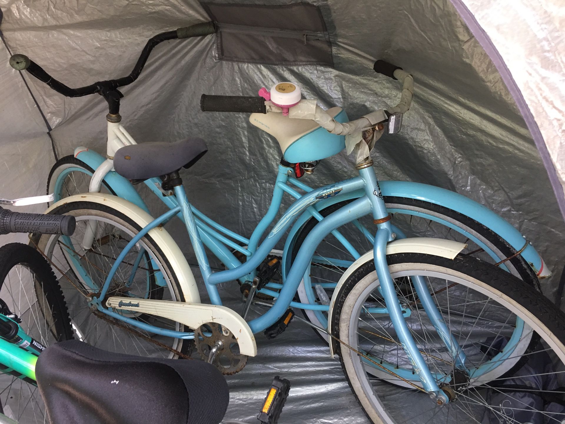 Blue beach cruiser bike (darker seat)- MUST GO TMRW!