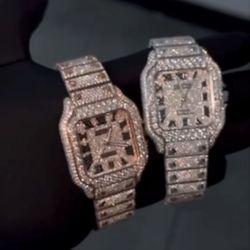 1-1 Iced Out Watch(box And Papers)