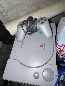 Sony PlayStation 1 Console with Controller and Power Cord