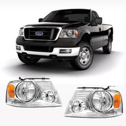 New Headlights for Ford F150 Fits 2004 to 2008