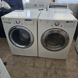 LG washer and gas dryer set