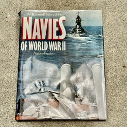 Military Navy Navies Book Of World II. Illustrated Hard Back 
