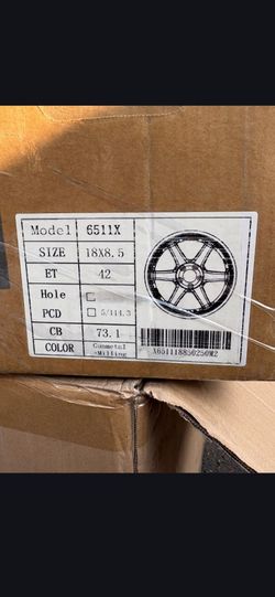 Brand new set of4 rims still in boxes