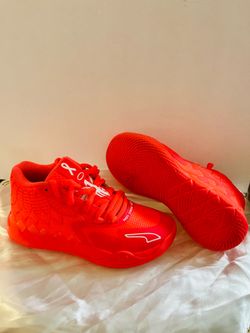 PUMA MB.01 signature basketball shoes.