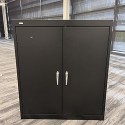Hon SC1842P Brigade 36" x 18 1/4"x 41 3/4" Black Storage Cabinet