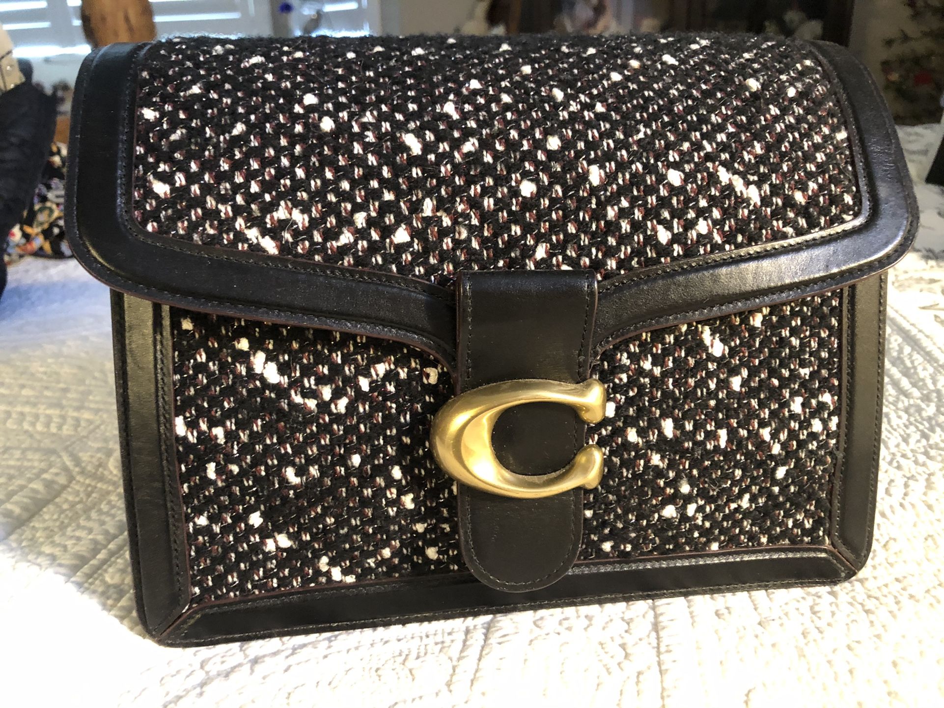COACH TABBY 79350 CROSSBODY LEATHER TWEED